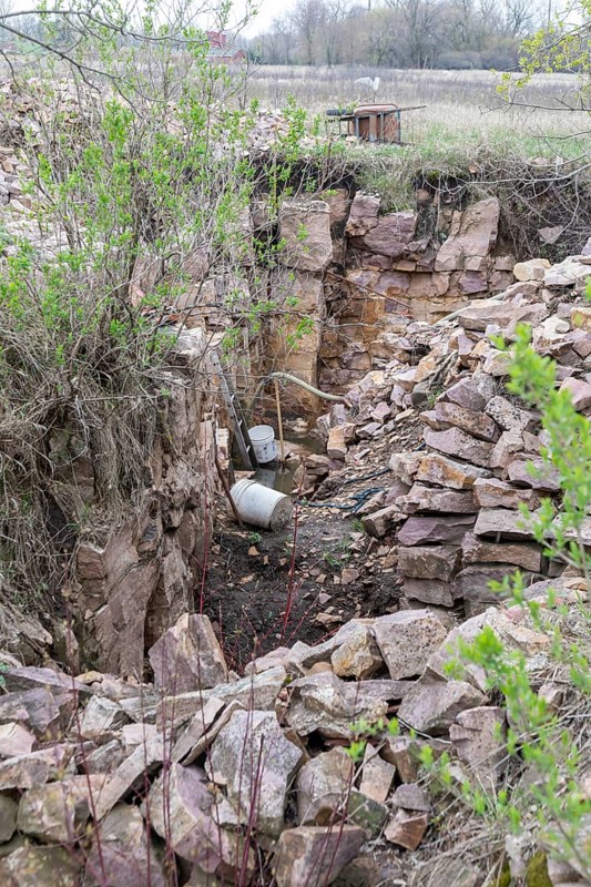 Pipestone, Minnesota, An active quarry at Pipestone National Monument. Native Americans have quarried pipestone (Catlinite) here for hundreds of years, using it to carve the pipes used in daily life and sacred rituals
