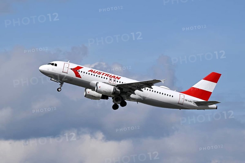 Aircraft Austrian Airlines, Airbus A320-200, OE-LBO