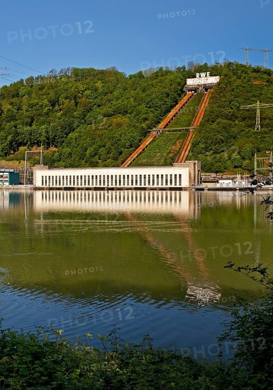 Herdecke pumped storage power station and Koepchenwerk, Lake Hengstey, Industrial Heritage on the Ruhr, Herdecke, North Rhine-Westphalia, Germany, Europe