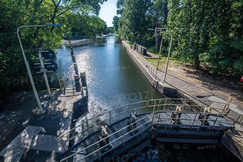 Landwehrkanal, Unterschleuse, Tiergarten, Mitte, Berlin-Tiergarten, Germany, Europe