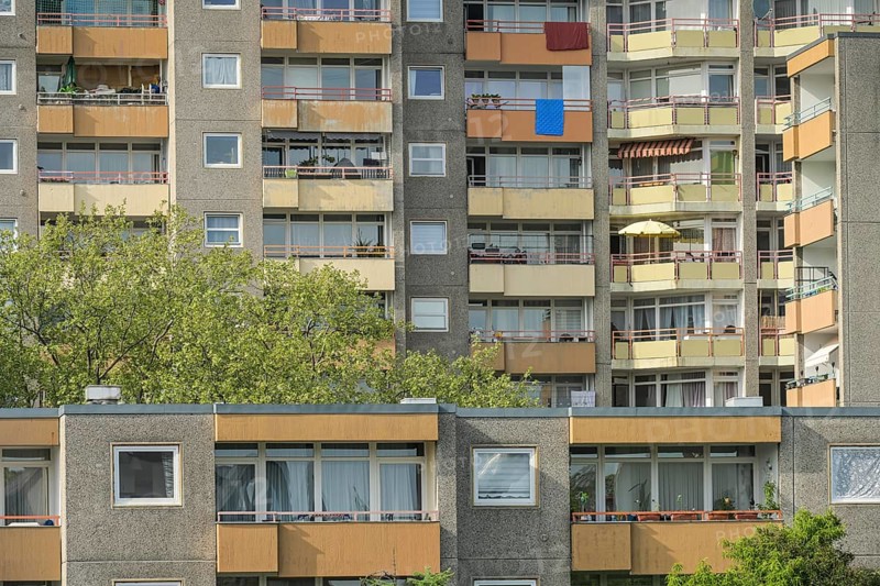 Slab, social housing, residential building, Bellermannstrasse, Behmstrasse, Wedding, Mitte, Berlin, Germany, Europe