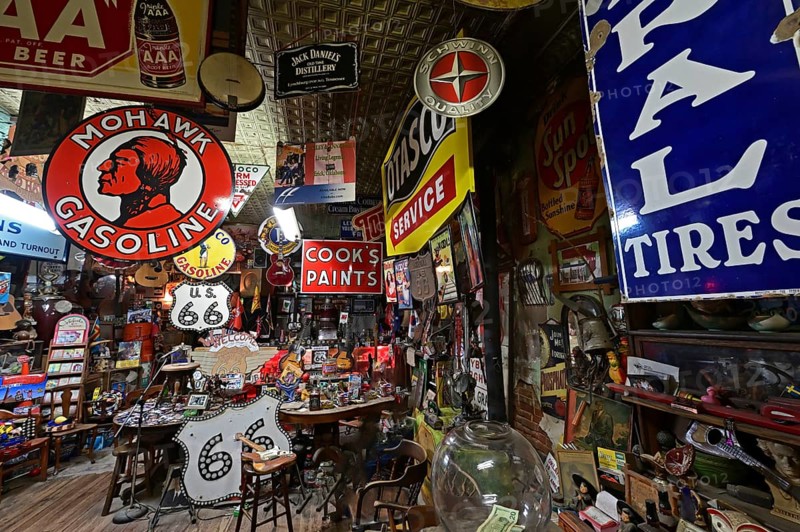 The legendary Sandhill Curiosity Shop by Harley Russel on Route 66, Erick, Oklahoma
