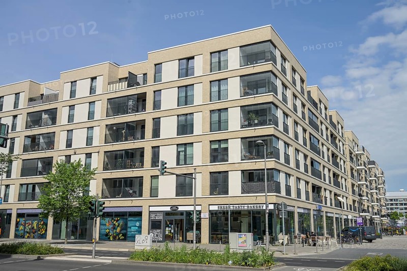 New build, residential building, Otto-Weidt-Platz, Heidestrasse, Europacity, Moabit, Mitte, Berlin, Germany, Europe
