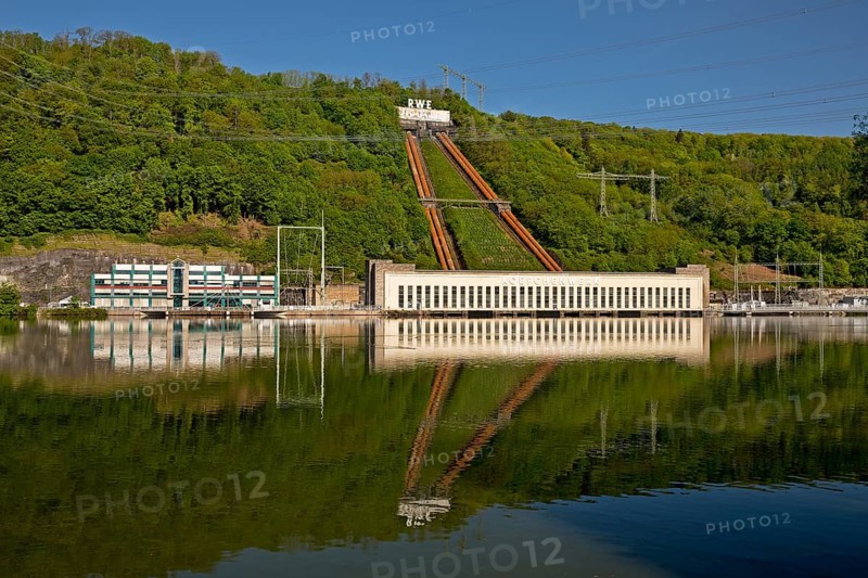 Herdecke pumped storage power station and Koepchenwerk, Lake Hengstey, Industrial Heritage on the Ruhr, Herdecke, North Rhine-Westphalia, Germany, Europe