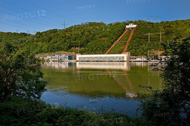 Herdecke pumped storage power station and Koepchenwerk, Lake Hengstey, Industrial Heritage on the Ruhr, Herdecke, North Rhine-Westphalia, Germany, Europe