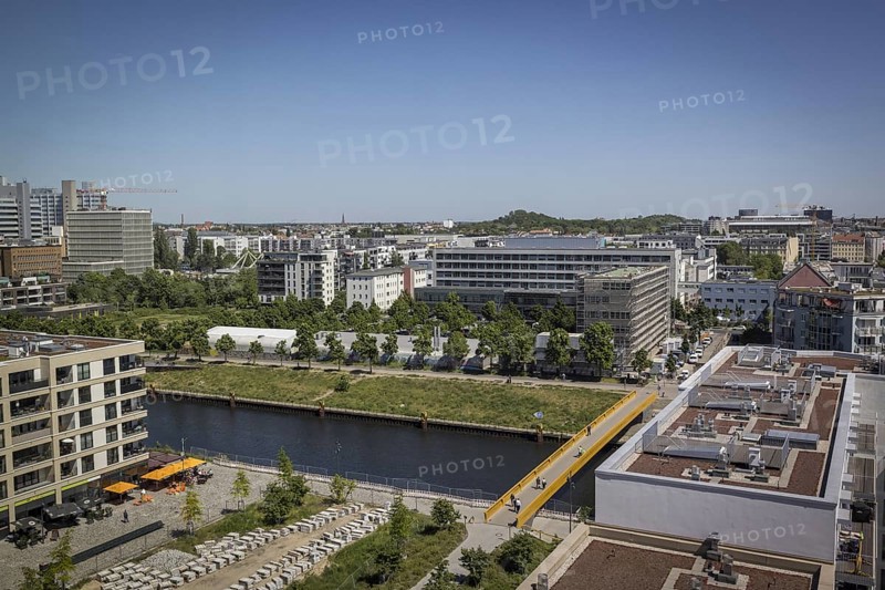 View of Berlin, with the Bundeswehr hospital in the background (photo for editorial use only, no property release available)