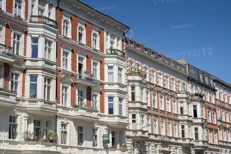 Facades, old buildings, Eisenacher Strasse, Schoeneberg, Tempelhof-Schoeenberg, Berlin, Germany, Europe