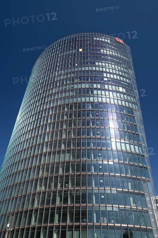 Potsdamer Platz, skyscrapers, railway tower, Berlin, Germany, Europe