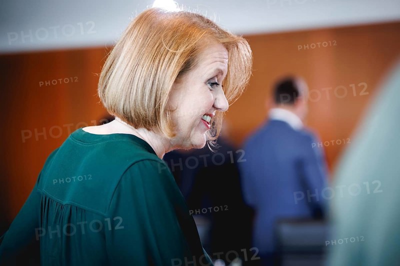 Lisa Paus, Federal Minister for Family Affairs, Senior Citizens, Women and Youth, recorded during a cabinet meeting in Berlin, 15 May 2024