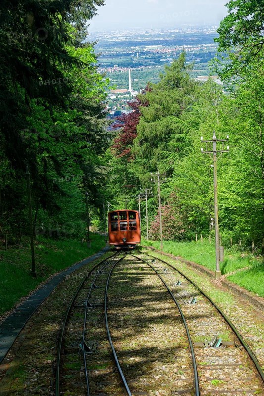 Koenigstuhlbahn, Heidelberg mountain railway, funicular railway, Heidelberg, Baden-Wuerttemberg, Germany, Europe