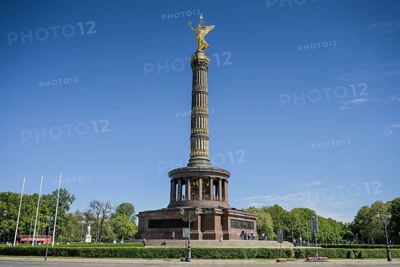 Victory Column, Grosser Stern, Tiergarten, Mitte, Berlin, Germany, Europe
