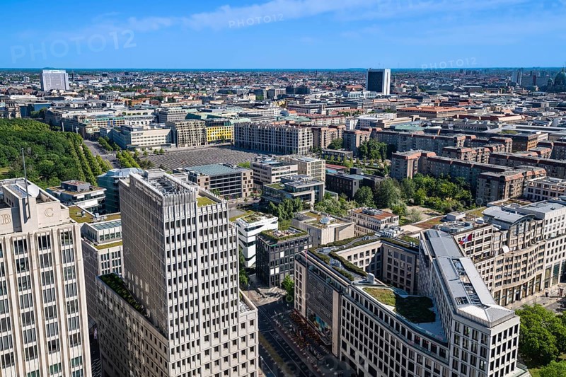 Bahntower, Beisheim Centre, Holocaust Memorial, Potsdamer Platz in Berlin, Germany, Europe