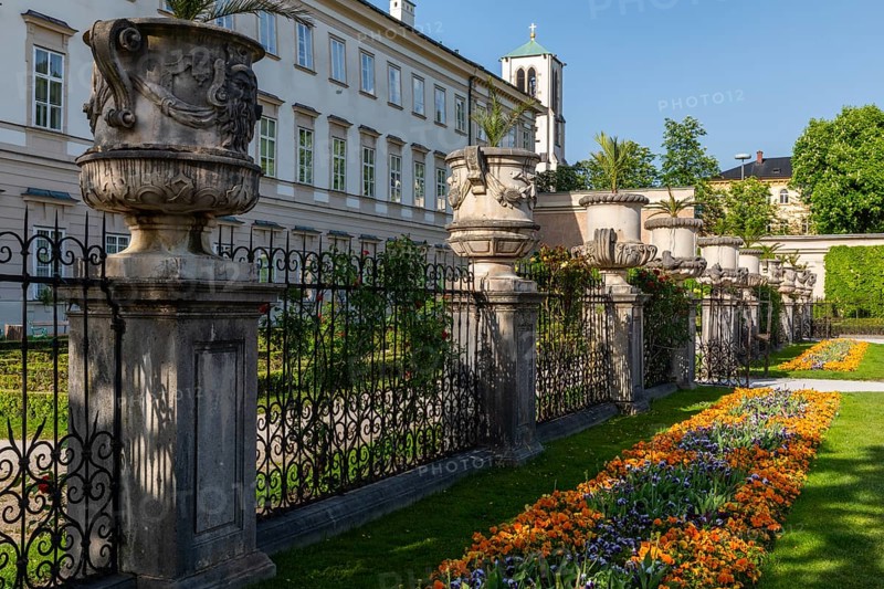 Mirabell Gardens, Andraekirche, City of Salzburg, Province of Salzburg, Austria, Europe
