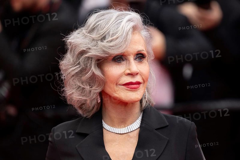 Cannes, France, 14 May 2024: Jane Fonda during the opening of the 77th Cannes International Film Festival on the red carpet of the Palais des Festivals with the opening film Le Deuxieme Acte (The Second Act) . The 77th Cannes International Film Festival will take place from 14 to 25 May 2024, Europe