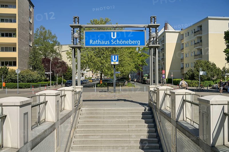 U-Bahn station Rathaus Schoeneberg, Schoeneberg, Tempelhof-Schoeneberg, Berlin, Germany, Europe