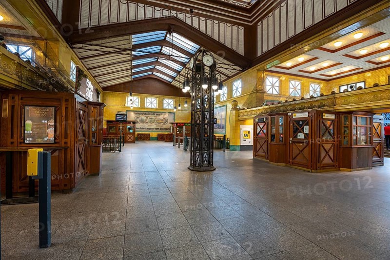 Interior view, railway station, Wittenbergplatz, Schoeneberg, Berlin, Germany, Europe