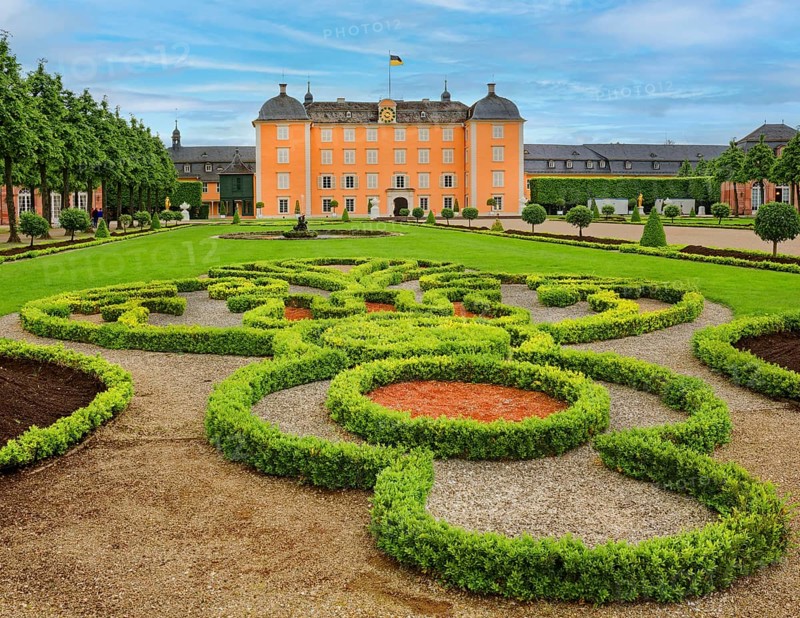 Schwetzingen Palace and Palace Gardens, Schwetzingen, Baden-Wuerttemberg, Germany, Europe
