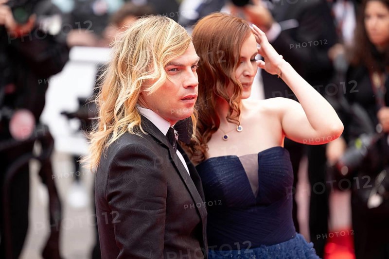 Cannes, France, 14 May 2024: Christophe Guillarme and Agatha Maksimova during the opening of the 77th Cannes International Film Festival on the red carpet of the Palais des Festivals with the opening film Le Deuxieme Acte (The Second Act) . The 77th Cannes International Film Festival will take place from 14 to 25 May 2024, Europe