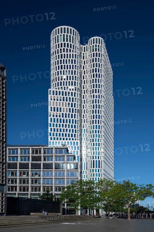 Upper West tower block, Zoologischer Garten underground station, Berlin, Germany, Europe