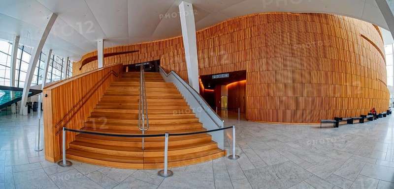 Opera Interior Panorama Oslo Norway
