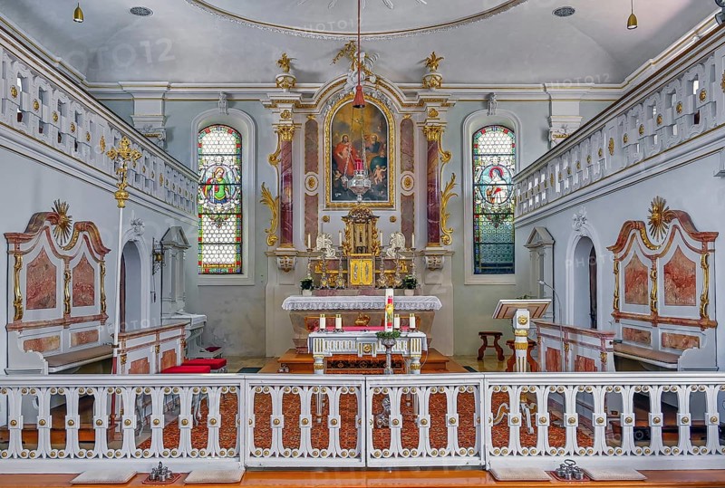 Kronburg Filial Church, Kronburg, Allgaeu, Swabia, Bavaria, Germany, Europe