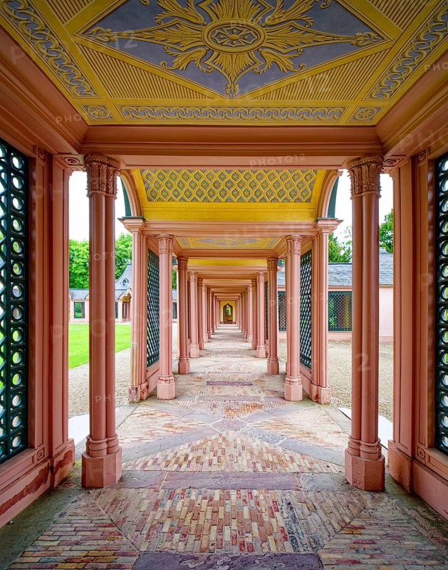 Garden Mosque by Nicolas de Pigage, Schwetzingen Palace Gardens, Schwetzingen, Baden-Wuerttemberg, Germany, Europe