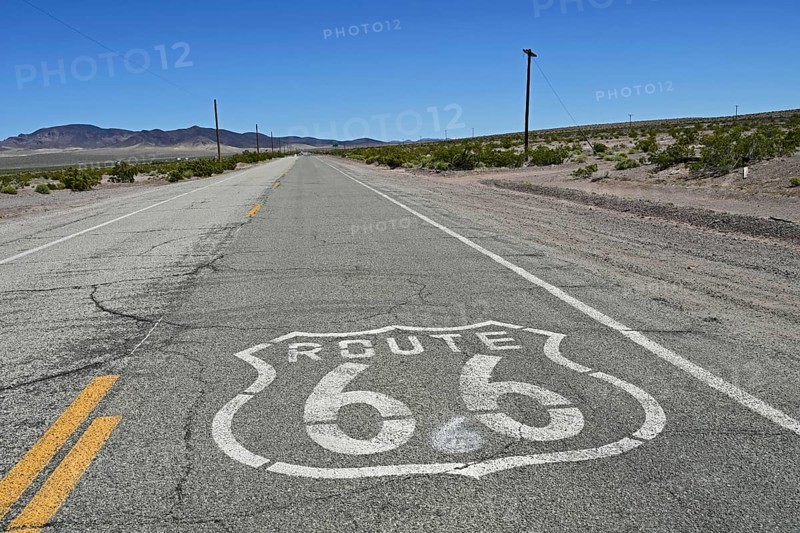 The historic Route 66, Ludlow, California
