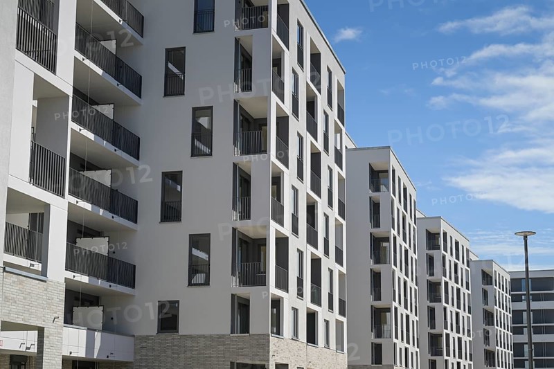 New buildings, Lauterplatz, Friedenauer Hoehe development area, Friedenau, Schoeneberg, Berlin, Germany, Europe
