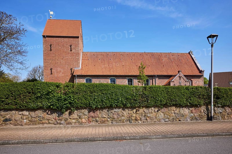 Deezbuell Apostle Church of the Evangelical Lutheran Parish of Niebuell, North Friesland District, Schleswig-Holstein, Germany, Europe
