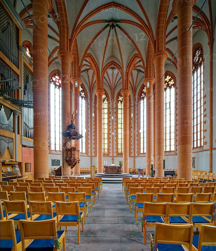 Heiliggeistkirche, interior view, Old Town of Heidelberg, Baden-Wuerttemberg, Germany, Europe