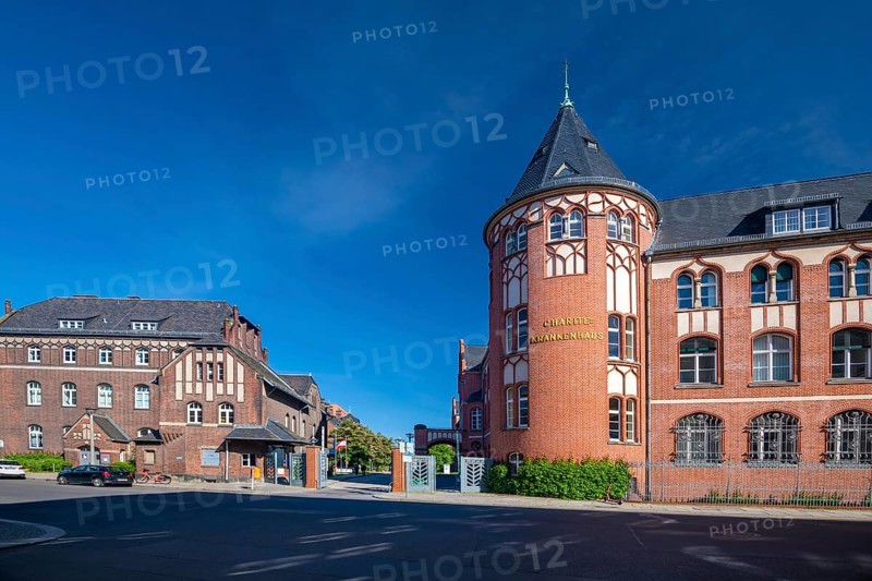 Charite, historical entrance, Schumannstrasse, Mitte, Berlin, Germany, Europe