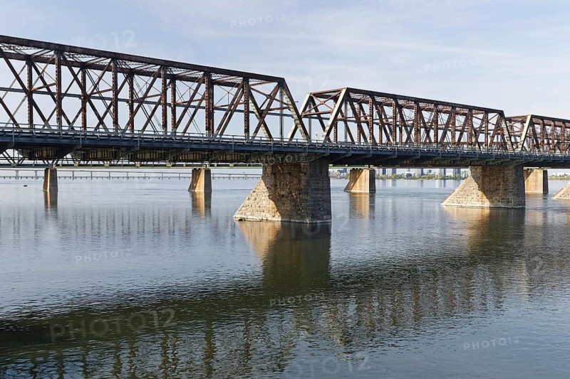 Architecture, Victoria Bridge over the Saint Lawrence River, Province of Quebec, Canada, North America