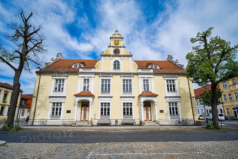 Town Hall Fuerstenberg Oder, Eisenhuettenstadt, Brandenburg, Germany, Europe