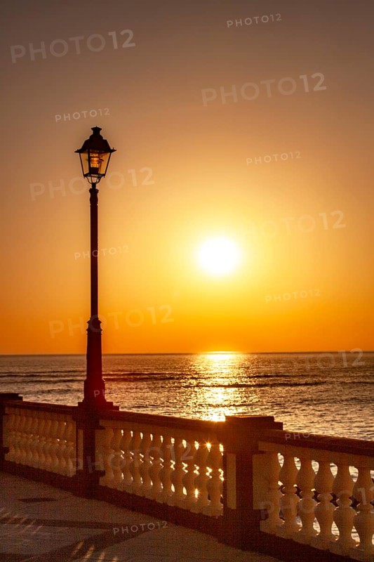 Seafront promenade in Chipiona, Andalusia, Spain, Europe