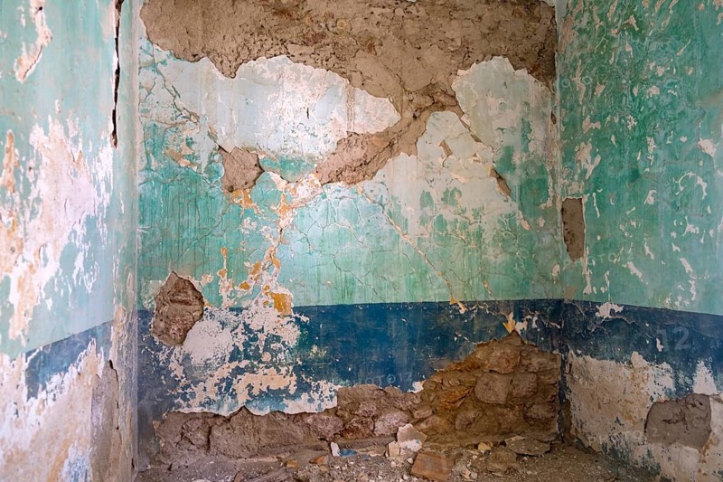 House wall as background, texture, Rhodes, Greece, Europe