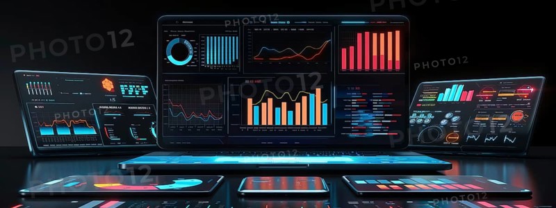 Data analysis of trends about investments, mortgages, financial markets and real estate, AI generated