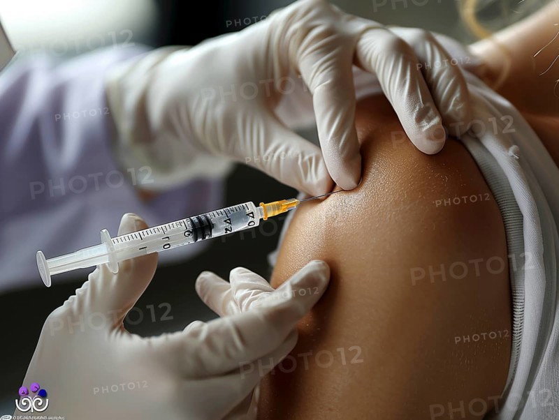 Vaccination against diseases in third world countries, AI generated