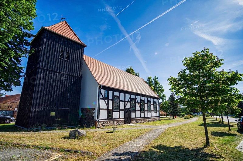 Rietzneuendorf village church, Dahme-Spreewald, Brandenburg, Germany, Europe