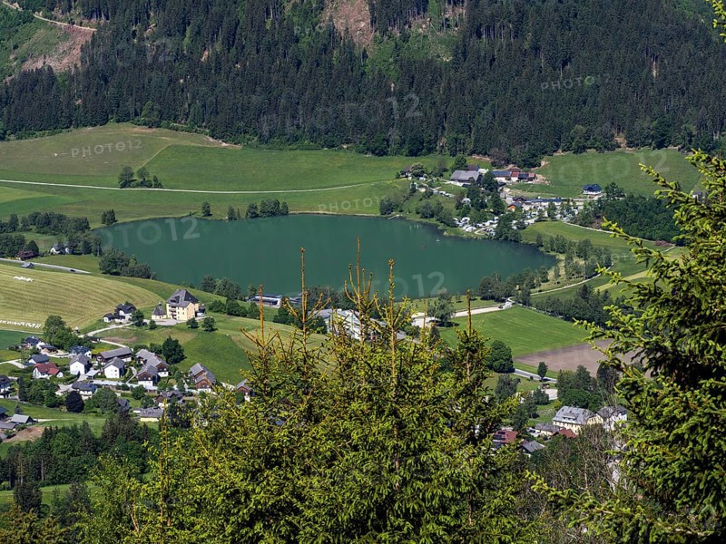Putterersee, near Aigen im Ennstal, Styria, Austria, Europe