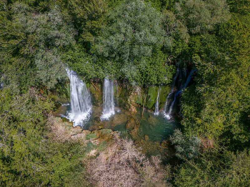 Roski Waterfall, Roski Slap, Krka National Park, Krka Waterfalls, Dalmatia, Croatia, Europe