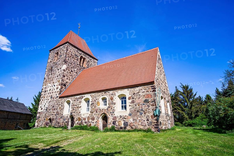 Drahnsdorf village church, Dahme-Spreewald, Brandenburg, Germany, Europe