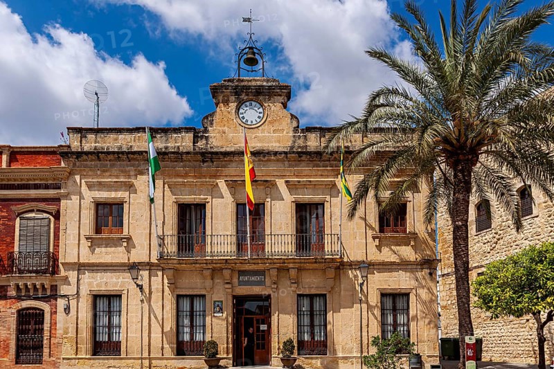 Town Hall, Bornos, Andalusia, Spain, Europe