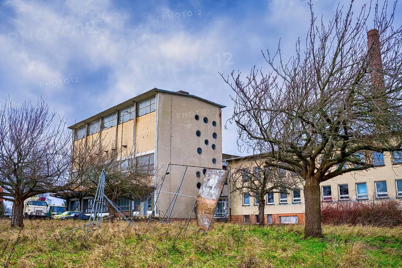 Former industrial bakery in Wittenburg, Mecklenburg-Vorpommern, Germany, Europe