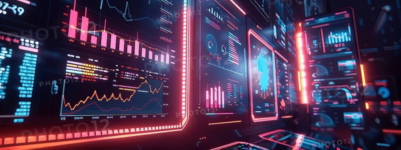 Data analysis of trends about investments, mortgages, financial markets and real estate, AI generated