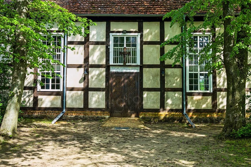 Wilhelmsaue village church, Letschin, Brandenburg, Germany, Europe