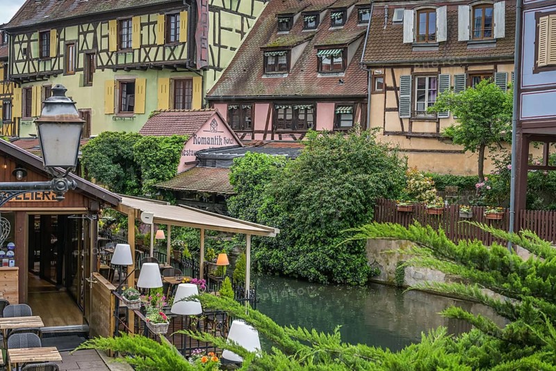 Old buildings, fishmongers' quarter, river Lauch, Little Venice, old town, Colmar, Alsace, France, Europe