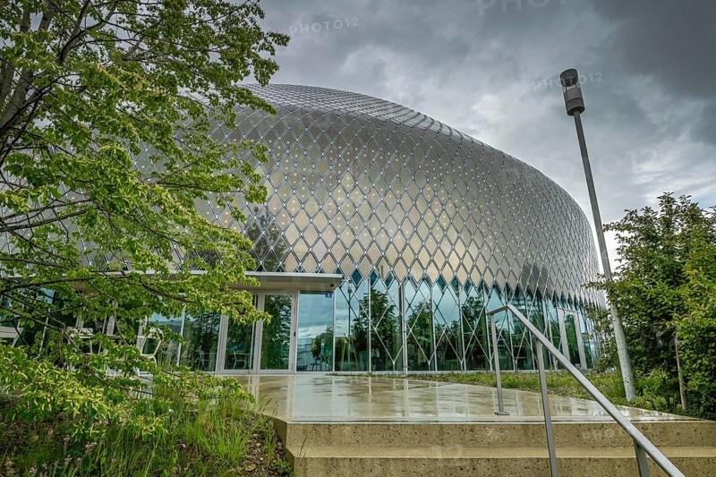 Novartis Pavilion, St. Johanns-Hafen-Weg, Basel, Switzerland, Europe
