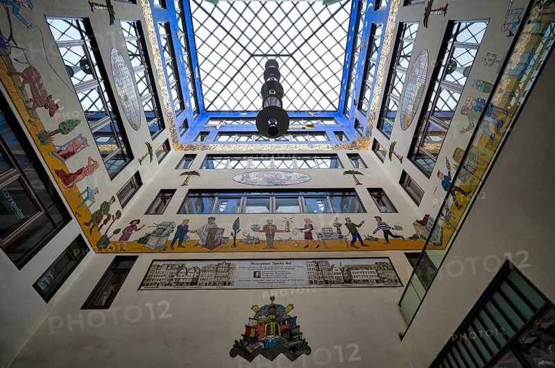 Specks Hof, shopping arcade, mall, shopping centre, shopping arcade, Leipzig, Saxony, Germany, Europe