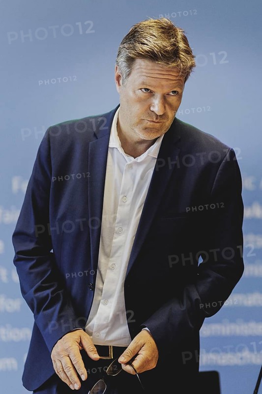 Robert Habeck (Alliance 90/The Greens), Federal Minister for Economic Affairs and Climate Protection and Vice-Chancellor, recorded during the opening speeches at the German-US space dialogue in Berlin, 3 June 2024
