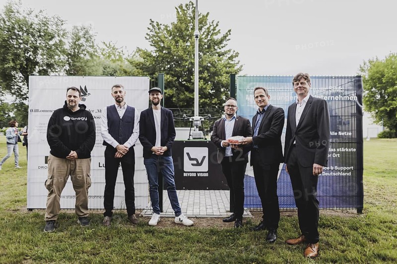 Ceremonial opening of the drone delivery service 'Marktschwalbe' in Wusterhausen/Dosse, 31 May 2024 / Photographed on behalf of the Federal Ministry of Agriculture and Food